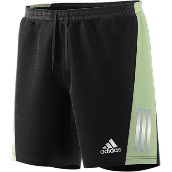 adidas HE9259 Men's Sz L Black/Almost Lime/Reflect Own The Run 7" Running Shorts - Picture 11 of 11